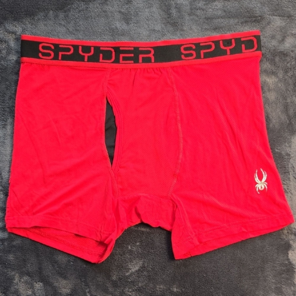 Spyder Red Performance Boxer Briefs
